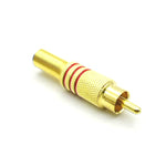 30 Stück RCA Lotus Kopf AV Audio- und Video-Stecker Pflaumenblüten-Stecker Lotus Kopf RCA Stecker, 30 Stück