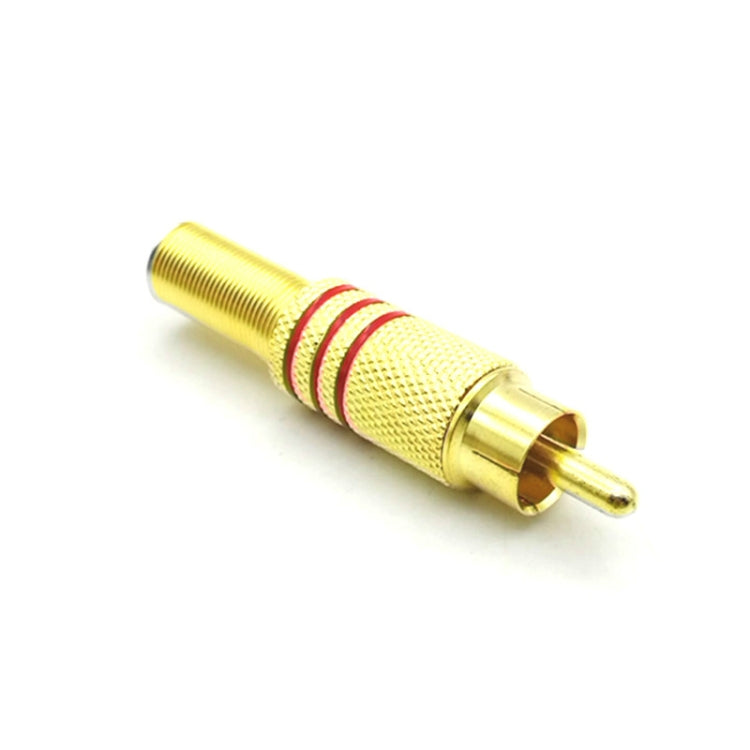 30 Stück RCA Lotus Kopf AV Audio- und Video-Stecker Pflaumenblüten-Stecker Lotus Kopf RCA Stecker, 30 Stück