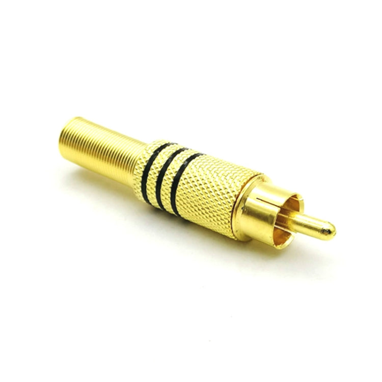 30 Stück RCA Lotus Kopf AV Audio- und Video-Stecker Pflaumenblüten-Stecker Lotus Kopf RCA Stecker, 30 Stück