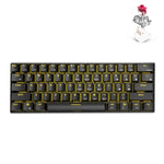 RK61 61 Tasten Bluetooth / kabellose Dual-Mode-Tablet-Mobile-Gaming-Mechanische Tastatur, Kabellänge: 1,5 m, Tea Shaft, Green Shaft, Red Shaft