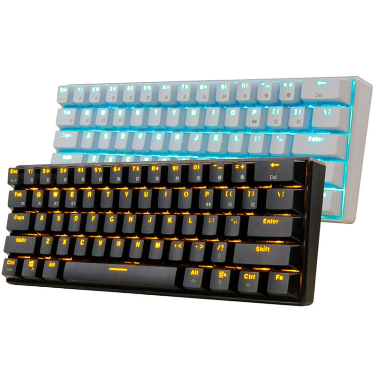 RK61 61 Tasten Bluetooth / kabellose Dual-Mode-Tablet-Mobile-Gaming-Mechanische Tastatur, Kabellänge: 1,5 m, Tea Shaft, Green Shaft, Red Shaft