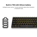 RK61 61 Tasten Bluetooth / kabellose Dual-Mode-Tablet-Mobile-Gaming-Mechanische Tastatur, Kabellänge: 1,5 m, Tea Shaft, Green Shaft, Red Shaft