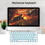 RK61 61 Tasten Bluetooth / kabellose Dual-Mode-Tablet-Mobile-Gaming-Mechanische Tastatur, Kabellänge: 1,5 m, Tea Shaft, Green Shaft, Red Shaft
