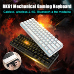 RK61 61 Tasten Bluetooth / kabellose Dual-Mode-Tablet-Mobile-Gaming-Mechanische Tastatur, Kabellänge: 1,5 m, Tea Shaft, Green Shaft, Red Shaft
