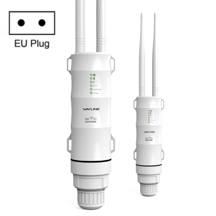 WAVLINK AC600 AP 2.4G/5G Dualband Outdoor High Power Repeater, EU-Stecker, US-Stecker, UK-Stecker