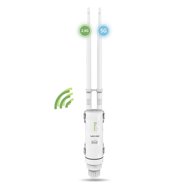 WAVLINK AC600 AP 2.4G/5G Dualband Outdoor High Power Repeater, EU-Stecker, US-Stecker, UK-Stecker