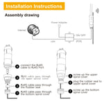 WAVLINK AC600 AP 2.4G/5G Dualband Outdoor High Power Repeater, EU-Stecker, US-Stecker, UK-Stecker