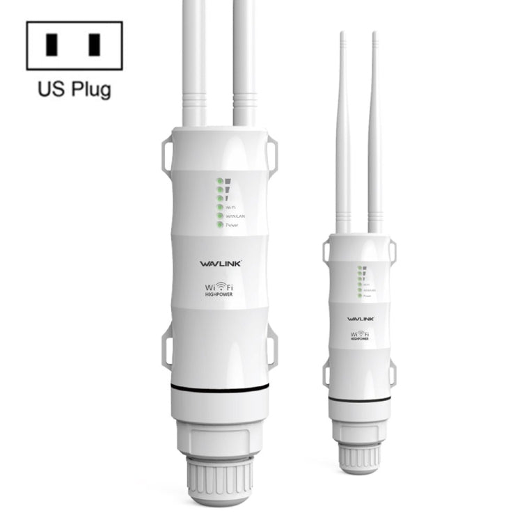 WAVLINK AC600 AP 2.4G/5G Dualband Outdoor High Power Repeater, EU-Stecker, US-Stecker, UK-Stecker
