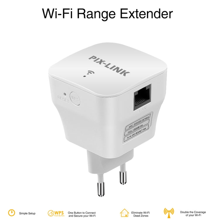 PIXLINK WR12 300Mbps WIFI Signalverstärker Verbesserter Repeater, EU Stecker, UK Stecker, US Stecker, AU Stecker