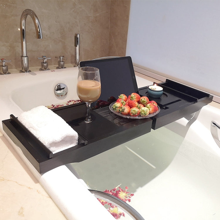 Badezimmer Multifunktionales, ausziehbares Badewannenregal, Einzelfach, Doppelfach
