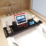 Badezimmer Multifunktionales, ausziehbares Badewannenregal, Einzelfach, Doppelfach