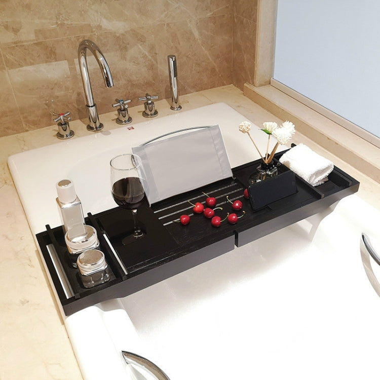 Badezimmer Multifunktionales, ausziehbares Badewannenregal, Einzelfach, Doppelfach
