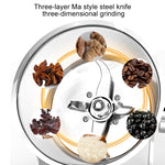 Schwingmühle für medizinisches Material, kleine Apotheken-Medizinmühle EU-Stecker, Medizinmühle