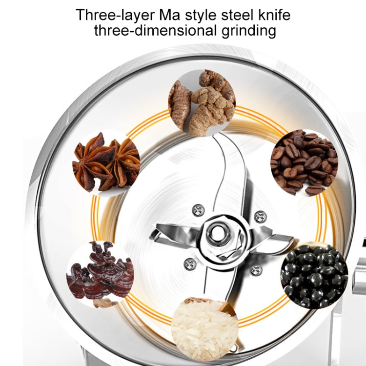 Schwingmühle für medizinisches Material, kleine Apotheken-Medizinmühle EU-Stecker, Medizinmühle