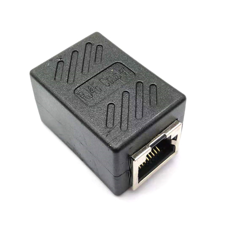 Netzwerk Gerade Durchgang RJ45 Netzwerkkabelstecker Stoßverbindung 8P8C Geschirmter Doppelpass-Kopf