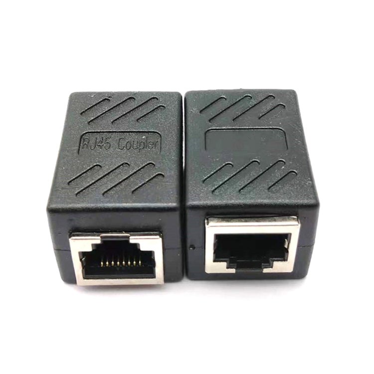 Netzwerk Gerade Durchgang RJ45 Netzwerkkabelstecker Stoßverbindung 8P8C Geschirmter Doppelpass-Kopf