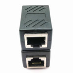 Netzwerk Gerade Durchgang RJ45 Netzwerkkabelstecker Stoßverbindung 8P8C Geschirmter Doppelpass-Kopf