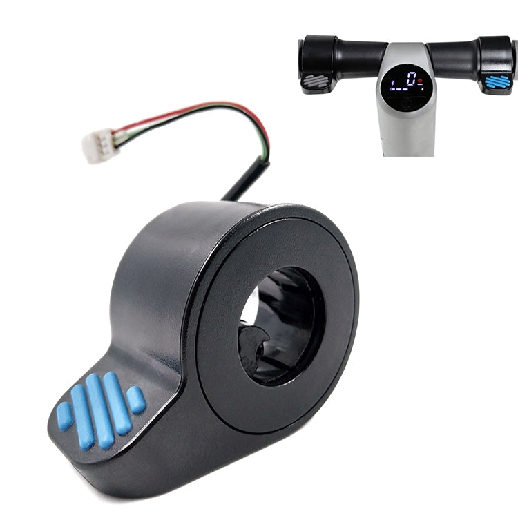 Für Ninebot ES1 / ES2 / ES3 / ES4 Scooter Zubehör Finger-Drehgasgriff, Blau