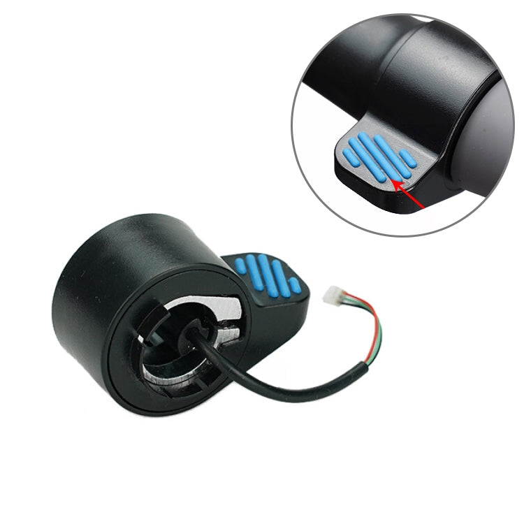 Für Ninebot ES1 / ES2 / ES3 / ES4 Scooter Zubehör Finger-Drehgasgriff, Blau