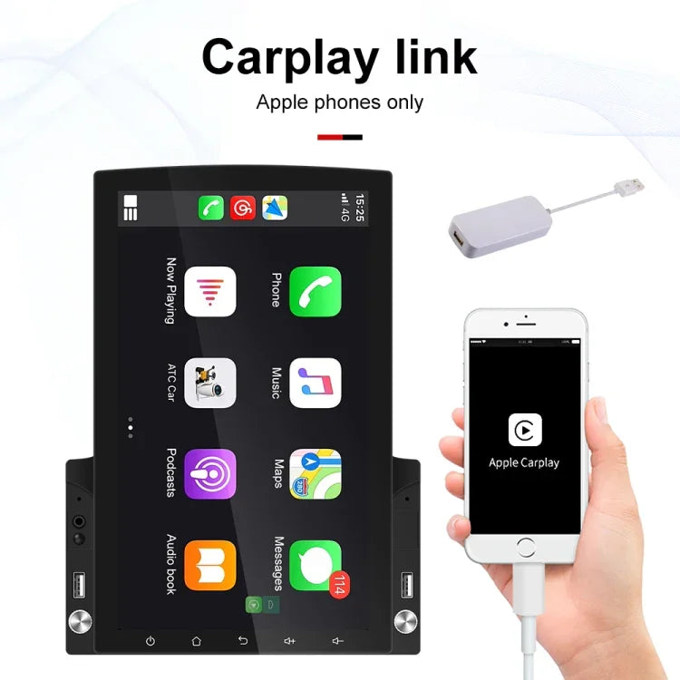 9,7 Zoll Vertikaler Bildschirm HD 2,5D Glas Auto MP5 Player Android Navigation All-in-one Gerät, Standard, Standard+4 Lichtkamera, Standard+8 Lichtkamera, Standard+12 Lichtkamera