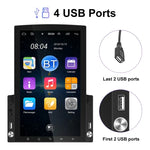 9,7 Zoll Vertikaler Bildschirm HD 2,5D Glas Auto MP5 Player Android Navigation All-in-one Gerät, Standard, Standard+4 Lichtkamera, Standard+8 Lichtkamera, Standard+12 Lichtkamera