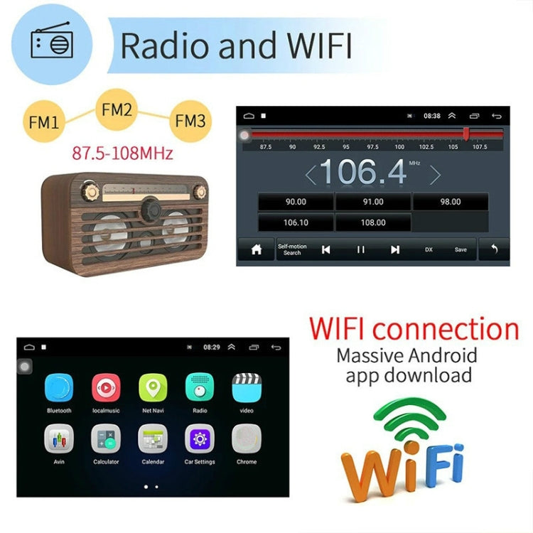 Universelles Gerät Android Smart Navigation Auto Navigation DVD Rückfahrvideo Integriertes Gerät, 9 Zoll 1+16G Standard, 9 Zoll 2+16G Standard, 9 Zoll 2+32G Standard, 10 Zoll 1+16G Standard, 10 Zoll 2+16G Standard, 9 Zoll 1+16G Standard+4 Lichtkamera