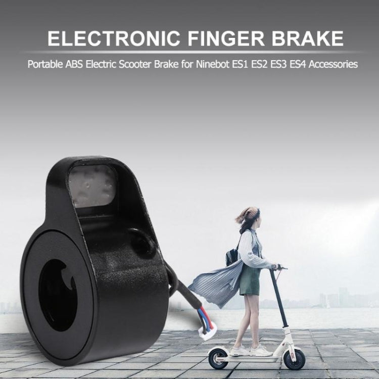 Für Xiaomi Nr. 9 ES1 / ES2 / ES3 / ES4 Elektroroller Zubehör Brems-Finger-Drehgriff, Weiß