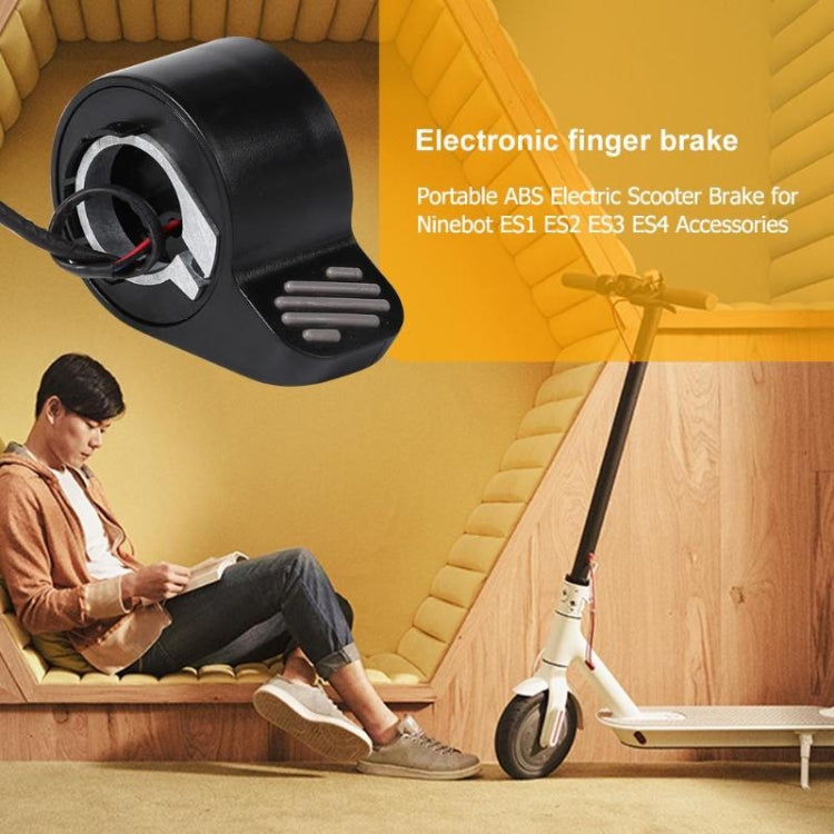 Für Xiaomi Nr. 9 ES1 / ES2 / ES3 / ES4 Elektroroller Zubehör Brems-Finger-Drehgriff, Weiß