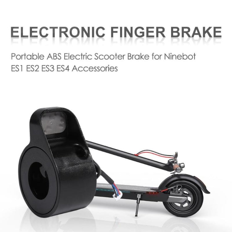 Für Xiaomi Nr. 9 ES1 / ES2 / ES3 / ES4 Elektroroller Zubehör Brems-Finger-Drehgriff, Weiß