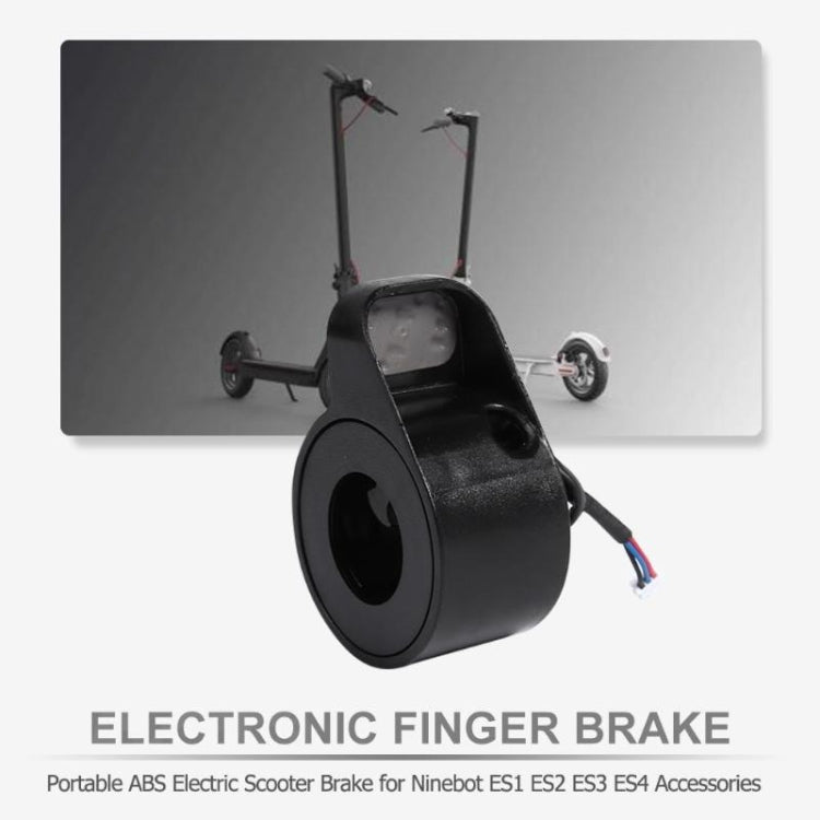 Für Xiaomi Nr. 9 ES1 / ES2 / ES3 / ES4 Elektroroller Zubehör Brems-Finger-Drehgriff, Weiß