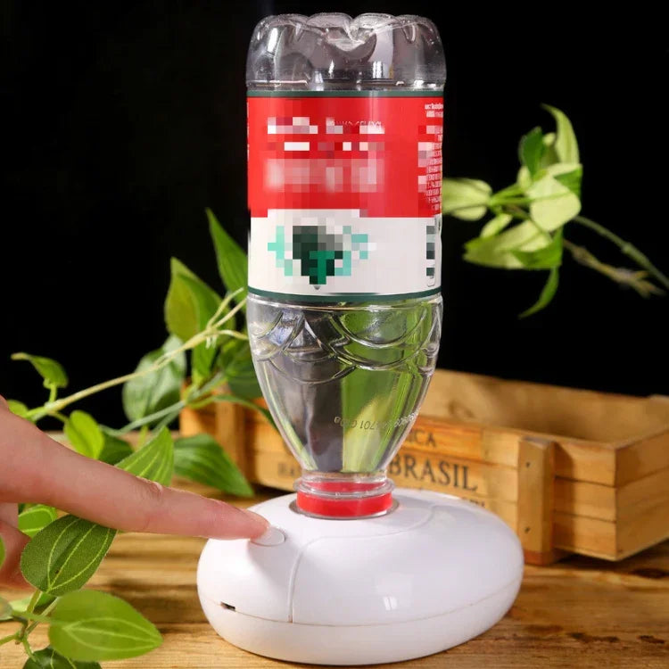 Tragbarer Mini-Ultraschall-Tischluftbefeuchter mit USB-Anschluss, geeignet für den Haushalt, auch als Mineralwasserflaschen-Luftbefeuchter