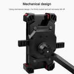 Elektrisches Fahrrad Handyhalter 360-Grad-Drehbarer Handyhalter Vier-Wege-Verstellbarer Halter für Motorrad, Lenker, Rückspiegel
