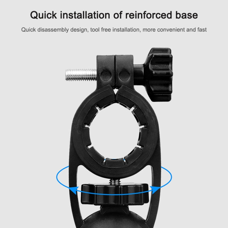 Elektrisches Fahrrad Handyhalter 360-Grad-Drehbarer Handyhalter Vier-Wege-Verstellbarer Halter für Motorrad, Lenker, Rückspiegel