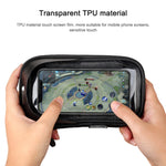 Mountainbike Kartenhalter Touchscreen Handyhalter Motorrad Elektrofahrzeug Wasserdichter Navigationshalter Sonnenschutz Handyhalter, Lenker, Rückspiegel