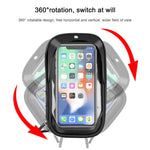Mountainbike Kartenhalter Touchscreen Handyhalter Motorrad Elektrofahrzeug Wasserdichter Navigationshalter Sonnenschutz Handyhalter, Lenker, Rückspiegel