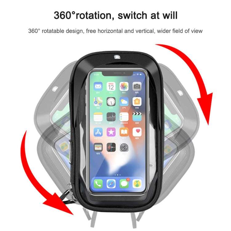 Mountainbike Kartenhalter Touchscreen Handyhalter Motorrad Elektrofahrzeug Wasserdichter Navigationshalter Sonnenschutz Handyhalter, Lenker, Rückspiegel