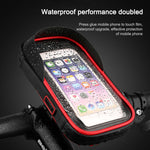 Mountainbike Kartenhalter Touchscreen Handyhalter Motorrad Elektrofahrzeug Wasserdichter Navigationshalter Sonnenschutz Handyhalter, Lenker, Rückspiegel