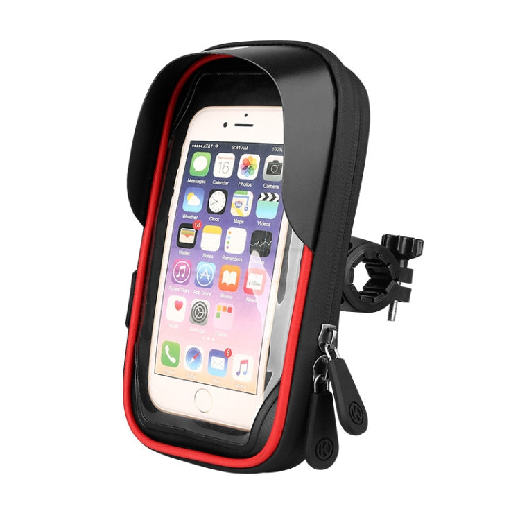 Mountainbike Kartenhalter Touchscreen Handyhalter Motorrad Elektrofahrzeug Wasserdichter Navigationshalter Sonnenschutz Handyhalter, Lenker, Rückspiegel