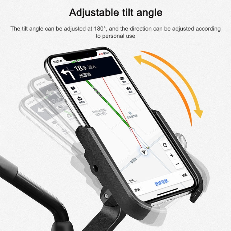 Fahrrad Handyhalter Motorrad Elektroauto Navigations-Handyhalter, Lenker, Rückspiegel