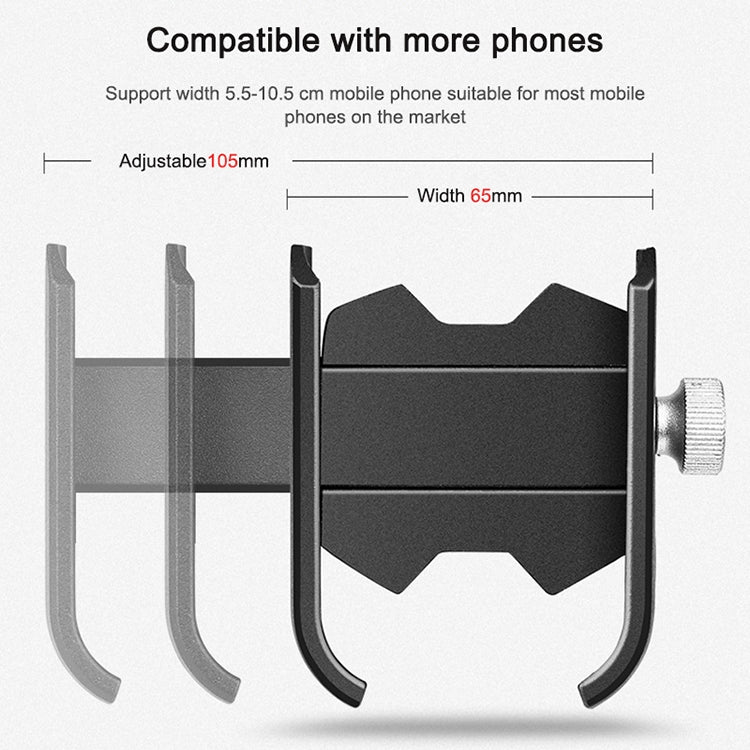 Fahrrad Handyhalter Motorrad Elektroauto Navigations-Handyhalter, Lenker, Rückspiegel