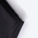 Schwarz Transparentes Mesh-Kosmetiktäschchen, dreiteiliges Set, große Kapazität, Reise-Kosmetik-Aufbewahrungstasche, dreiteiliges Aufbewahrungstaschen-Set