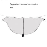 Separates Moskitonetz für Hängematten, Outdoor-Hängematten-Moskitonetz und ohne Hängematte, Schwarz, Grau, Grün, Blau