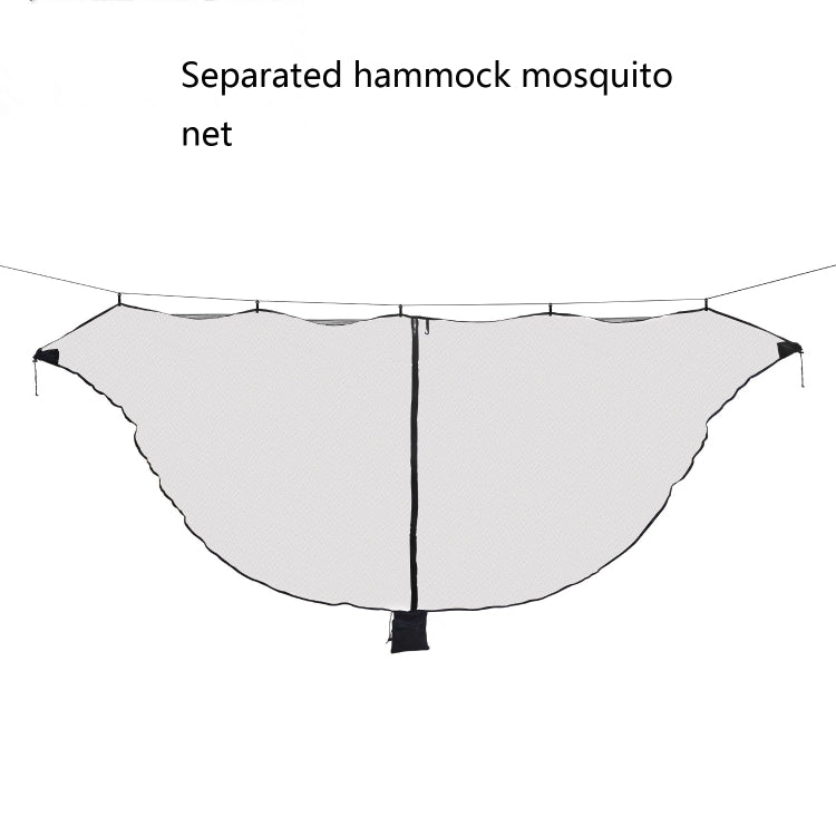 Separates Moskitonetz für Hängematten, Outdoor-Hängematten-Moskitonetz und ohne Hängematte, Schwarz, Grau, Grün, Blau