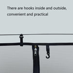 Separates Moskitonetz für Hängematten, Outdoor-Hängematten-Moskitonetz und ohne Hängematte, Schwarz, Grau, Grün, Blau