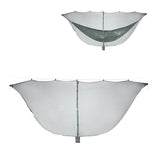 Separates Moskitonetz für Hängematten, Outdoor-Hängematten-Moskitonetz und ohne Hängematte, Schwarz, Grau, Grün, Blau