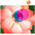 Solar-Schwimmlicht für den Außenbereich, wasserdicht, für Garten und Hof, Lotuslicht, Pink, Hellgelb, Weiß, Lila, Rot