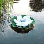 Solar-Schwimmlicht für den Außenbereich, wasserdicht, für Garten und Hof, Lotuslicht, Pink, Hellgelb, Weiß, Lila, Rot