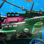 Aquarium-Fischbecken-Landschaftsdekorations-Sauerstoff-verbesserndes Spielzeug verfaultes Schiffswrack, Spielzeug verfaultes Schiffswrack
