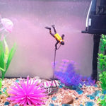 Pneumatische Aquariendekoration Taucher Schatzsuche Froschmann Aquarium-Landschaft