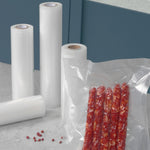 Lebensmittel-Vakuum-Frischhaltebeutel Gitter Reis Verpackung Vakuumrolle, 12x500cm, 15x500cm, 17x500cm, 20x500cm, 25x500cm, 28x500cm, 32x500cm